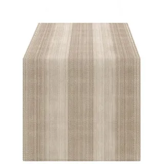 LuxusKollektion Tischläufer Tischläufer Beige Modern 40x180 cm (1-tlg) beige 40 cm x 180 cm x 5 mm
