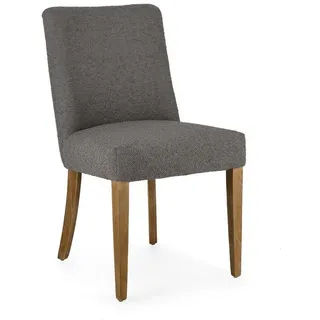 BIZZOTTO Esszimmerstuhl Beatriz Bouclé-Stoff grau/beige 2