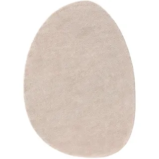 benuta pop Teppich Beige, 120x170 cm - Moderner Kurzflor-Teppich für Wohnzimmer