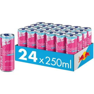 Red Bull Summer Edition 2025 White Peach Sugarfree Energy Drink 250ml