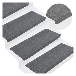 vidaXL Stufenmatte 65 x 24,5 cm Grau
