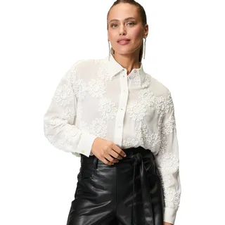 Zero Hemdbluse mit Stickerei Pearl White,34 | 34