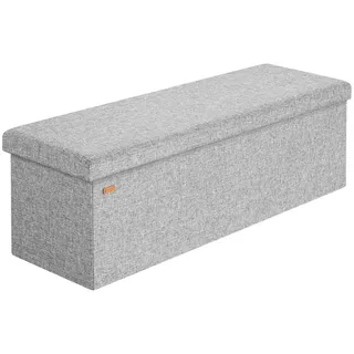 DEUBA Polsterbank Grau 115 x 40 x 40 cm