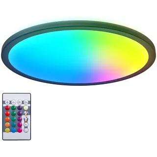 B.K.Licht LED Panel 42 cm 22W schwarz