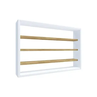 VCM Hängeregal Esaldi 60 x 10 x 40 cm Weiß