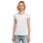 Tee Figurbetontes Baumwoll T-Shirt mit Rundhalsausschnitt kurzen Ärmeln ideal für Alltag Freizeit Veredelung Weiß XXL