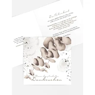 Trauerkarten Dankeskarten selbst gestalten mit Spruch und Fotos im Onlinedesigner bei Meine-Kartenmanufaktur.de