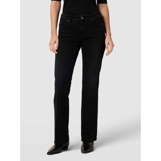 Flared Jeans mit 5-Pocket-Design Modell 'PARIS', Black, 38