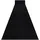 Antirutsch Rumba einfarbig schwarz 70 cm Black 70x400 Cm