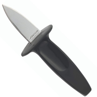 Arcos Professionelle Geräte - Austernmesser - Klinge Edelstahl 60 mm - HandGriff Polypropylen Farbe Schwarz
