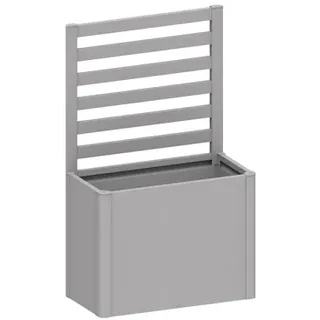 Biohort Rankgitter für Pflanzbeet Belvedere Gr. 100 (MINI, MIDI und MAXI) und Hochbeet 1 m Seite, silber-metallic