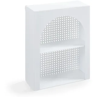 [en.casa] Jäller Wandregal 40 x 30 x 13 cm Weiß