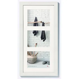 walther design Bilderrahmen polarweiss 3x 13x18 cm Galerie mit Passepartout, Home Holzrahmen HO338V