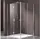 Eckdusche 70 Weiß Klarglas D648360641500