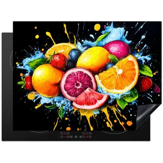 onlywow Herdabdeckplatte 70 x 52 cm Orange