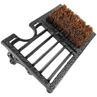Relaxdays Schuhabstreifer mit Schuhauszieher Braun/Schwarz