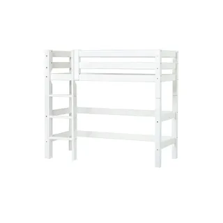 Hoppekids Hochbett  ECO Luxury ¦ weiß ¦ Maße (cm): B: 84 H: 150