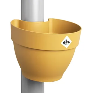 elho Vibia Campana fallrohrpflanzgefäss 22cm Blumentopf - Honig Gelb | L 19.1 x B 21.6 x H 16.3 cm | Für den Außenbereich geeignet