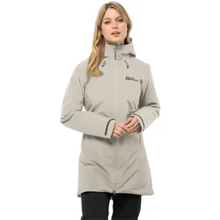 Jack Wolfskin Damen Heidelstein Ins Mantel (Größe M, beige)