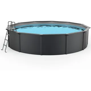 Steinbach Stahlwandpool Set Nuovo de Luxe II 460 x 120 cm