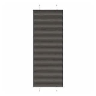 vidaXL Plissee 70 x 200 cm schwarz
