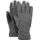 Fleece Fingerhandschuhe Grau XS