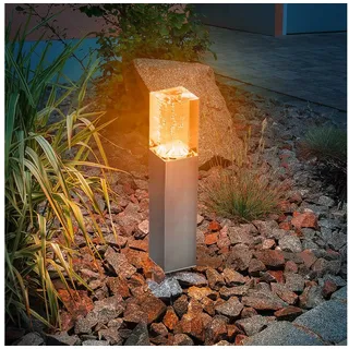 esotec Wegeleuchte Edelstahl H=30 cm 1x LED bernstein-amber