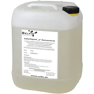 Selfio Solarflüssigkeit Solarliquid L" Konzentrat 10 Liter, Wärmeträgermedium, Frostschutz bis - 50°C