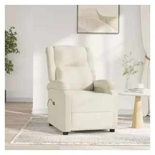 vidaXL Relaxsessel Elektrisch Samt 49 x 71 x 70 cm Creme