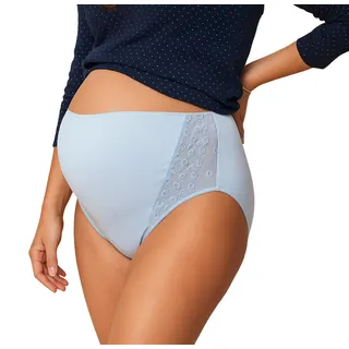 Mysanity® Umstands-Slip mit hoher Taille aus besticktem Tüll Hellblau 1 St