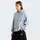 OXARA HOODED FLEECE Silber/Grau M