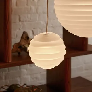 tom dixon. the company Press Sphere Mini 1-flg. 14,5 cm weiß Glas