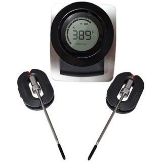 AsVIVA Grillthermometer Smart Wireless BBQ RedNeck Thermometer Bluetooth, App kompatibel, integrierte Alarmfunktion, integrierter Hitzeisolator