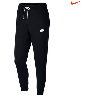 Nike Herren Sportswear Modern Fleece Hose, Black/Ice Silver/White/White, S