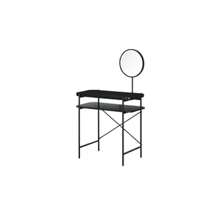 Schminktisch  Nasidi , schwarz , Maße (cm): B: 80 H: 129 T: 44.0