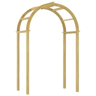vidaXL Rosenbogen 141 x 97 x 243 cm Braun