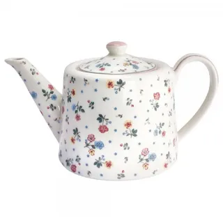 Greengate Kanne Teekanne Rund Adelena White (1000ml)