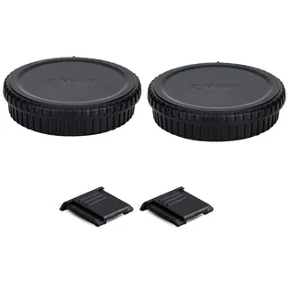 2 Stück Z Mount Gehäusedeckel & Objektivdeckel (hinten) Kit für Nikon | für Nikon Z6 Z6II Z6III Z7 Z7II Z8 Z9 Z5 Z5II Z50II Z50 Z30 ZR Zf Z fc Zfc & mehr Z Mount Kamera Objektiv
