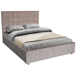 HTI-Living Bett Bett 180 x 200 cm Olia (1-tlg., 1x Bett Olia inkl. Lattenrost, ohne Matratze) braun