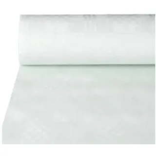 Papstar Tischdecke Einweg 12542 100 x 500 cm Weiß