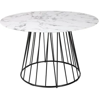 Riess Ambiente Esstisch Paris 120cm - schwarz grau - Sicherheitsglas