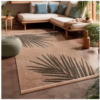 Paco Home Cologne 491 Outdoor-Teppich 80 x 150 cm Beige