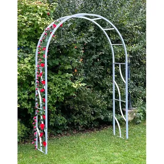 DanDiBo Ambiente Rosenbogen 150 x 150 cm Silber