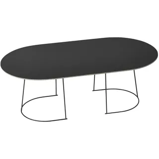 Muuto - Airy Couchtisch, groß, schwarz