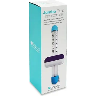 Kokido K608CBX, Thermometer, Blau, Weiß, Kunststoff, Überirdischer Pool, Eingebauter Pool, Aufblasbarer Pool, °C, °F, 0 - 50 °C - Blau/Weiß