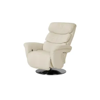 HIMOLLA Relaxsessel 7628 Leder 83 x 113 x 92 cm creme mit Relax-Funktion