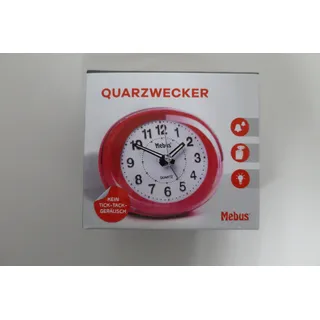 MEBUS 27067 Quarzwecker Weckwiederholung Leisegangwerk Kunststoffgehäuse