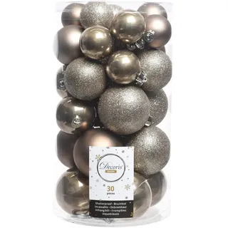 30 Weihnachtskugeln für Weihnachten, Gastgeschenke, Weihnachtsbaum, Deko