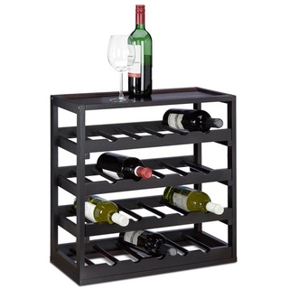 relaxdays Weinregal Weinregal Holz