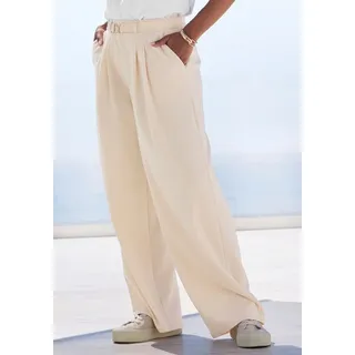 LASCANA Schlupfhose Weit Beige 46